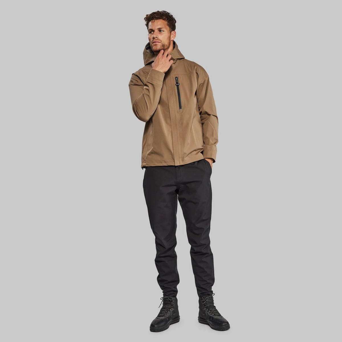 Waterfallproof Jacket. Tan edition