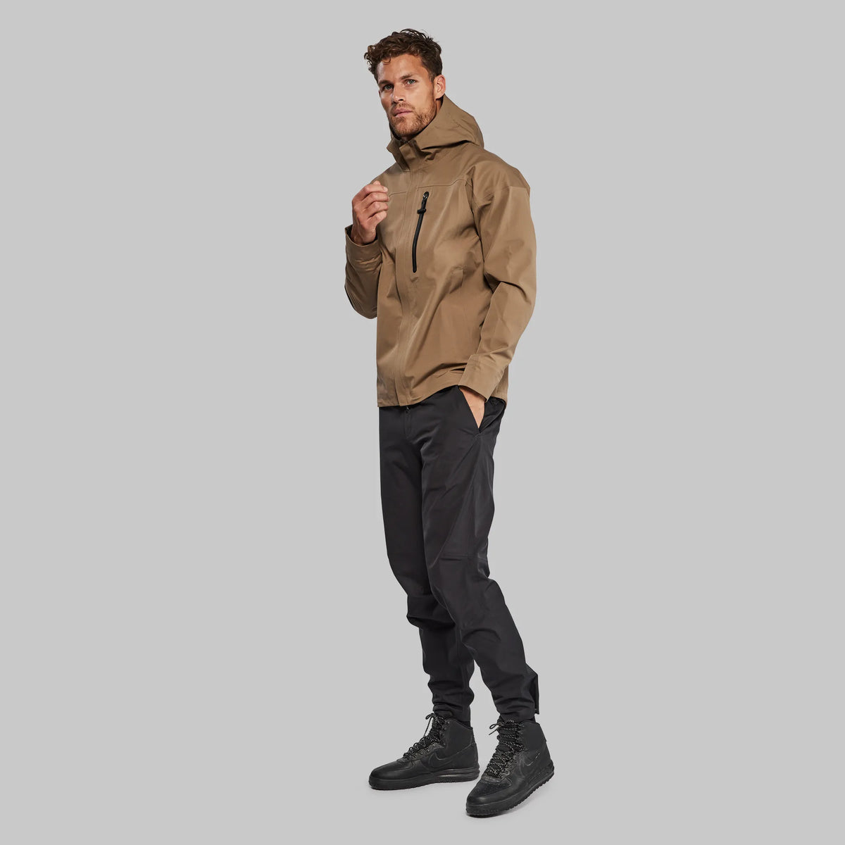 Waterfallproof Jacket. Tan edition