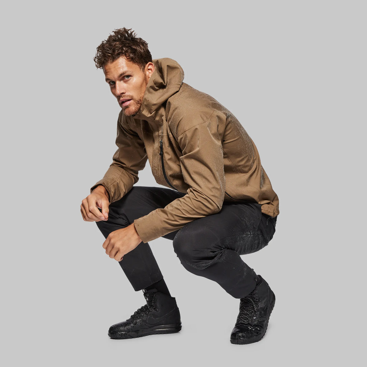 Waterfallproof Jacket. Tan edition