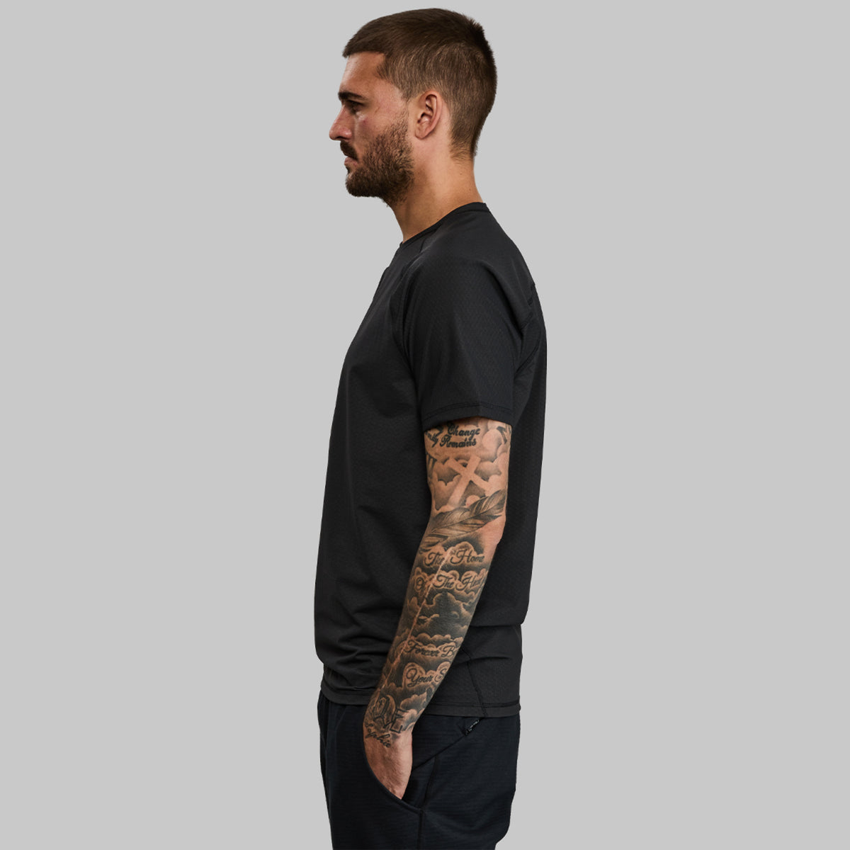 Carbon Fibre T Shirt. Original Black edition