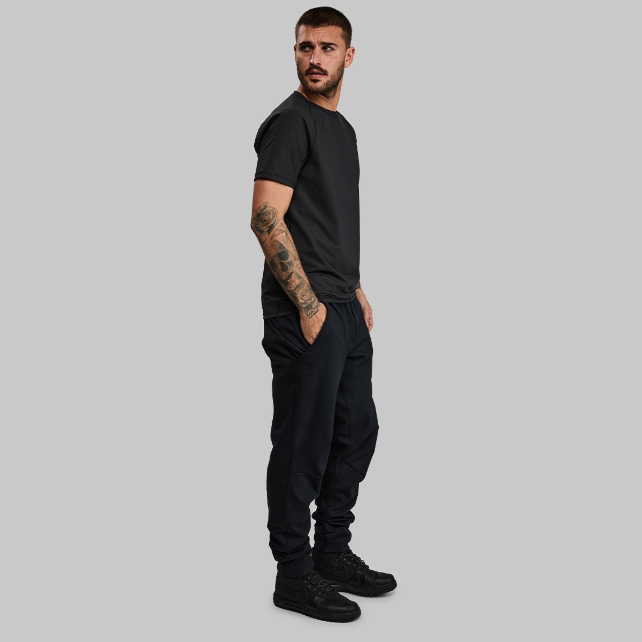 Carbon Fibre T Shirt. Original Black edition