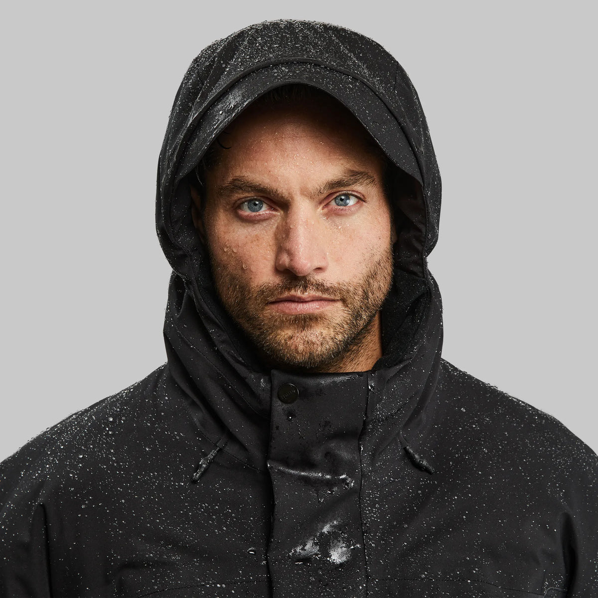 Waterfallproof Puffer. Black edition