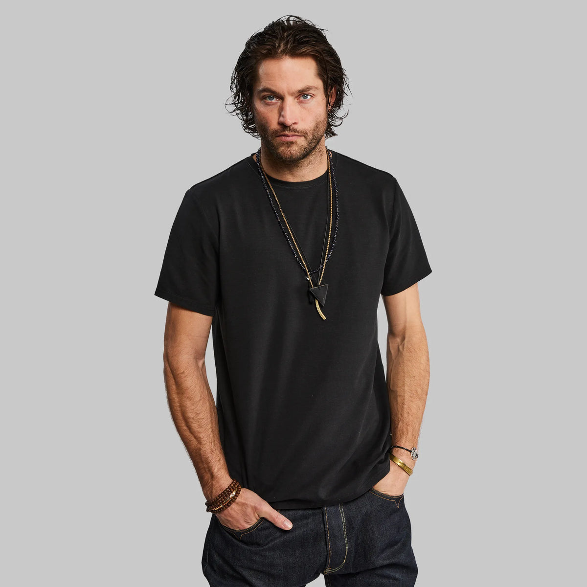 Wooden T Shirt. Black edition