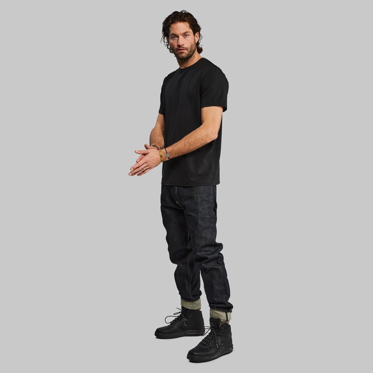 Wooden T Shirt. Black edition