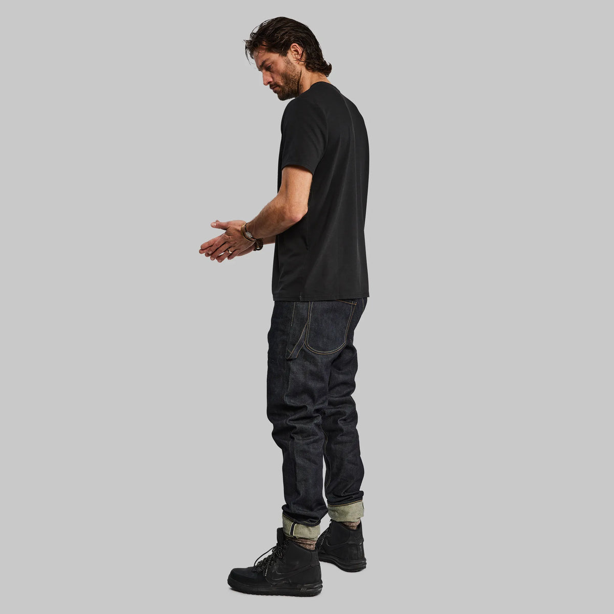 Wooden T Shirt. Black edition