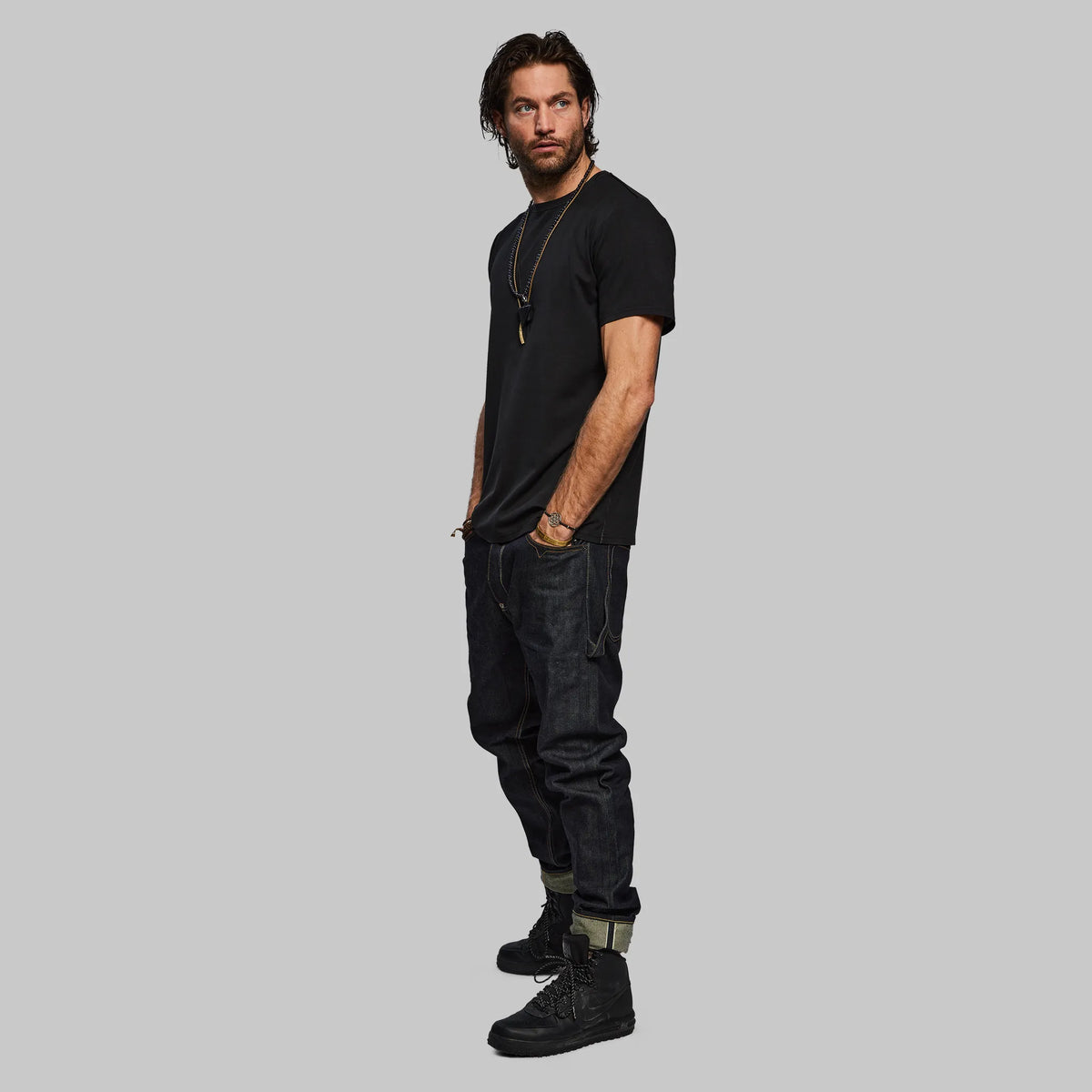 Wooden T Shirt. Black edition