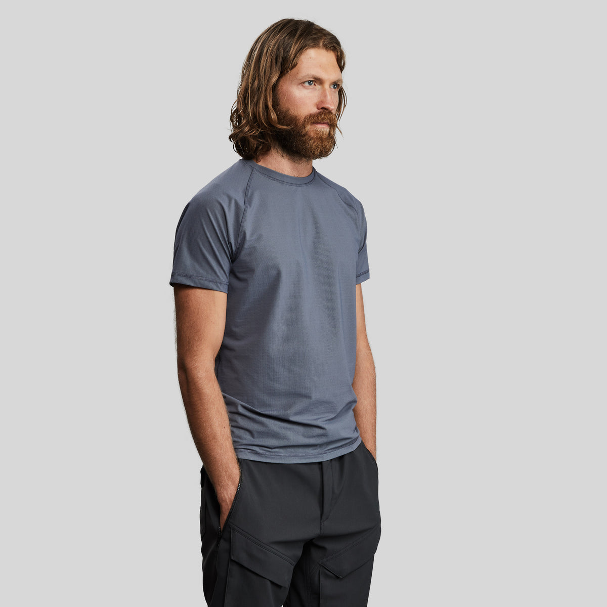 Carbon Fibre T Shirt. Original Grey edition