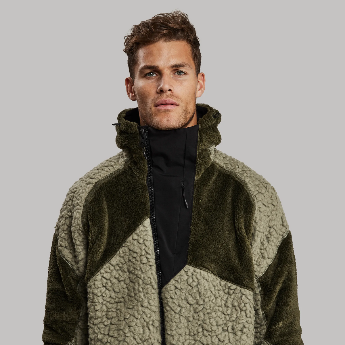 Ice Age Fleece. Grey-Green edition