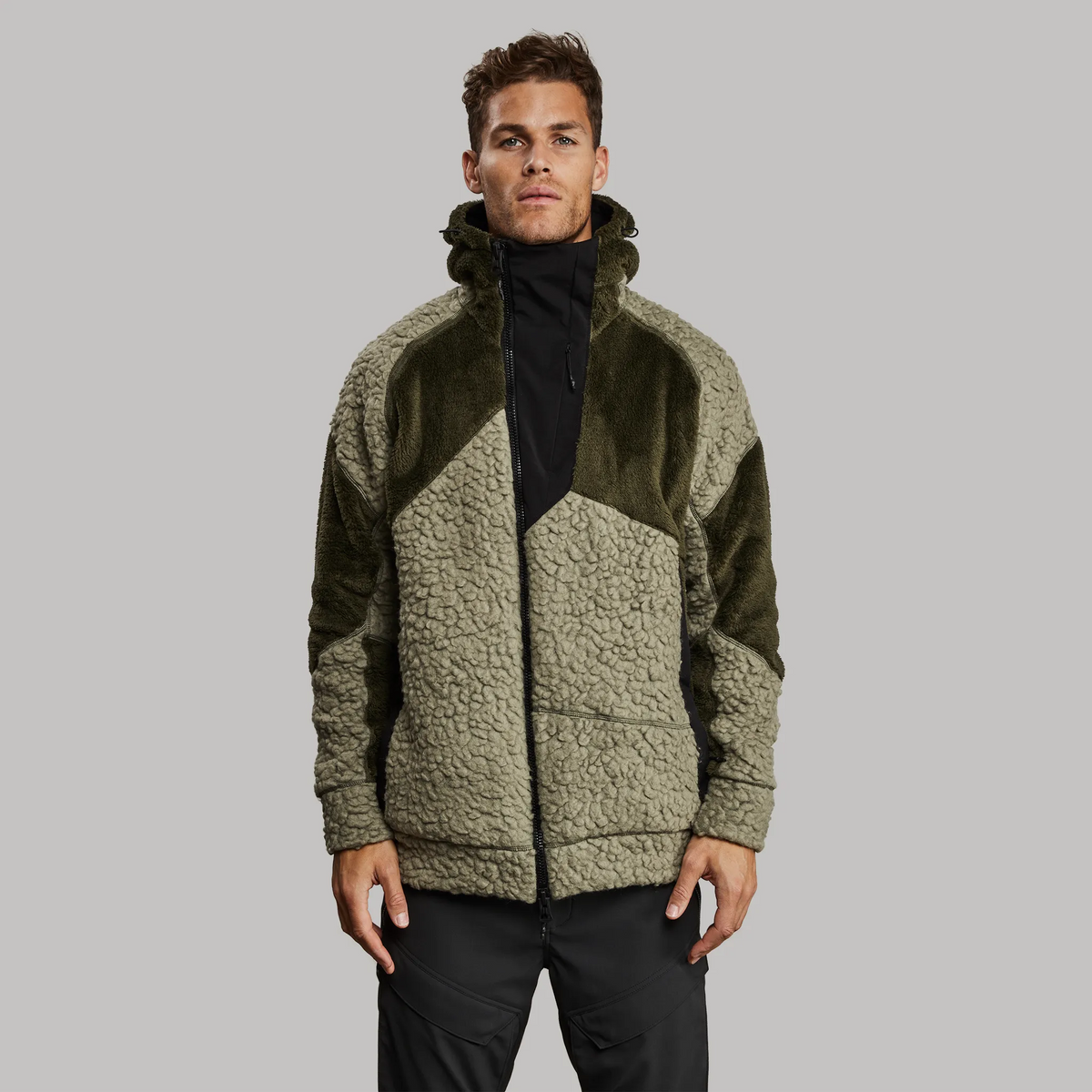 Ice Age Fleece. Grey-Green edition