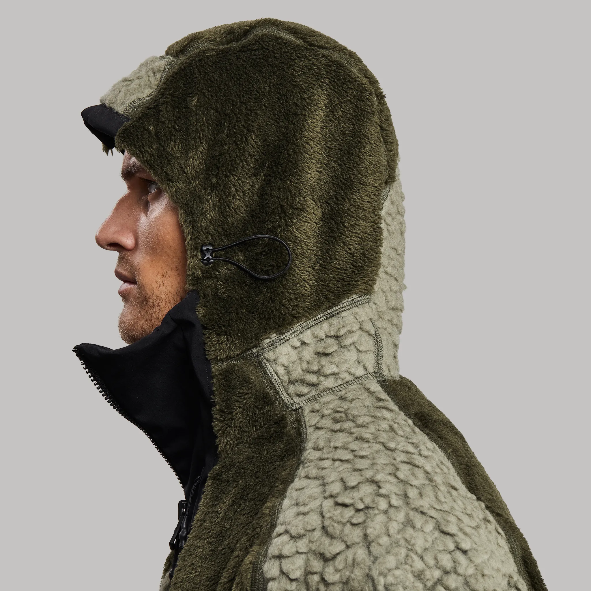 Ice Age Fleece. Grey-Green edition