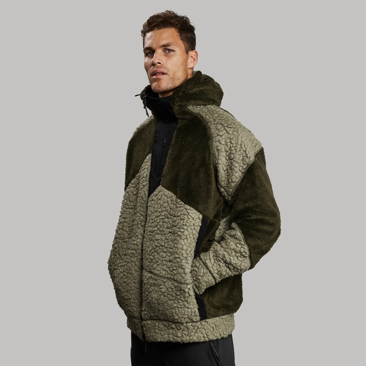 Ice Age Fleece. Grey-Green edition
