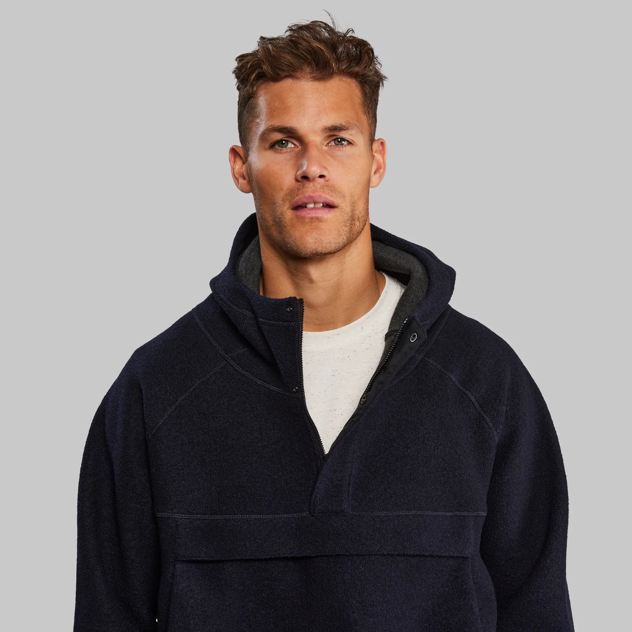 Off Grid Fleece Jacket. Navy edition