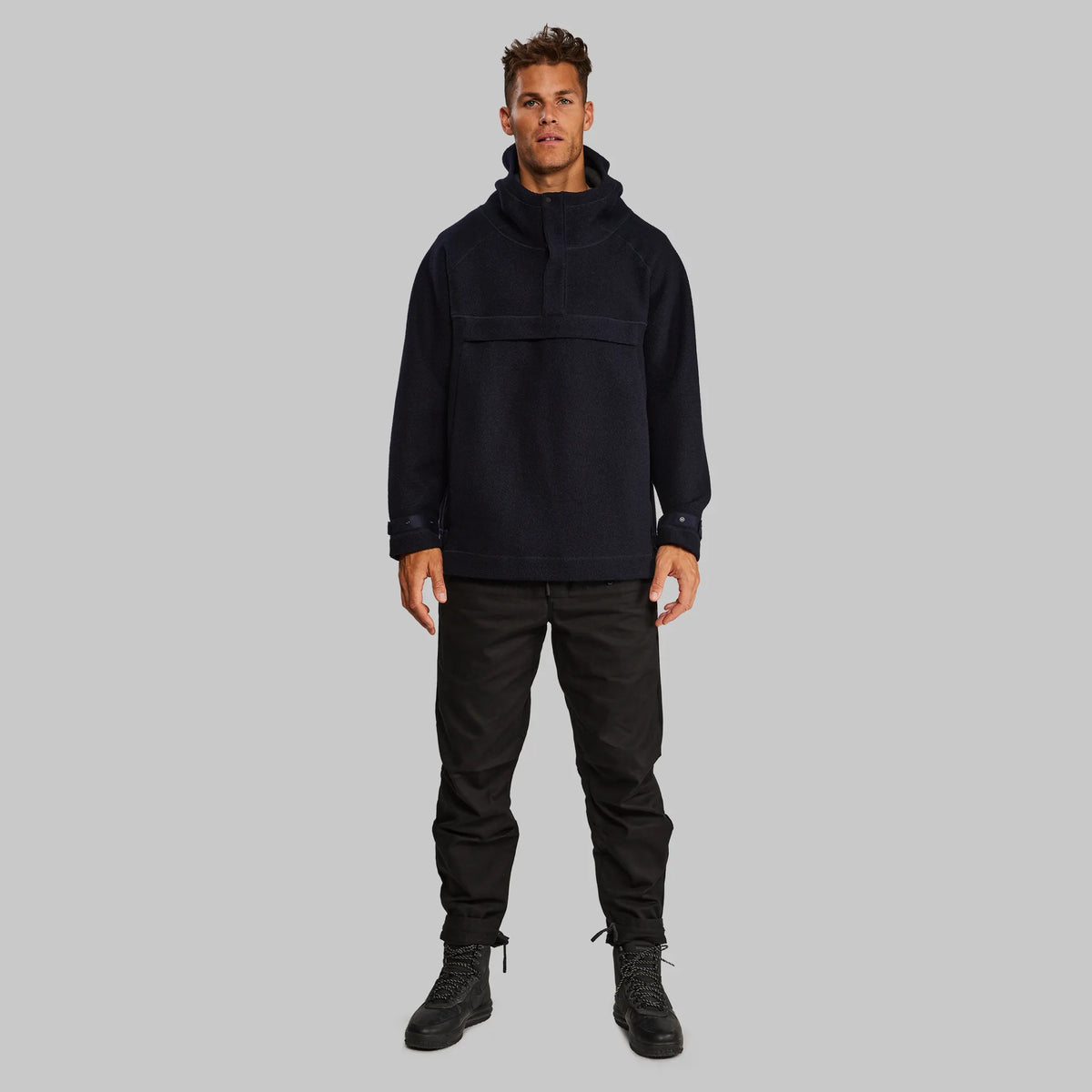 Off Grid Fleece Jacket. Navy edition