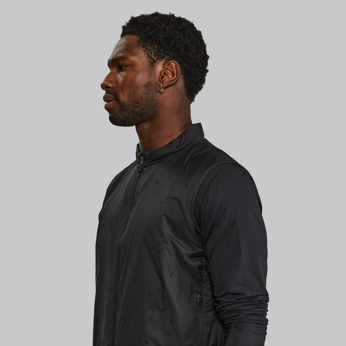 Race to Zero Puffer Vest. Black edition