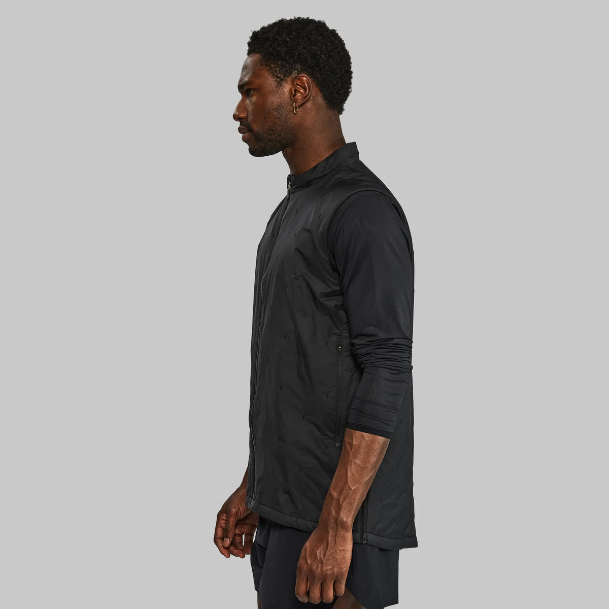 Race to Zero Puffer Vest. Black edition