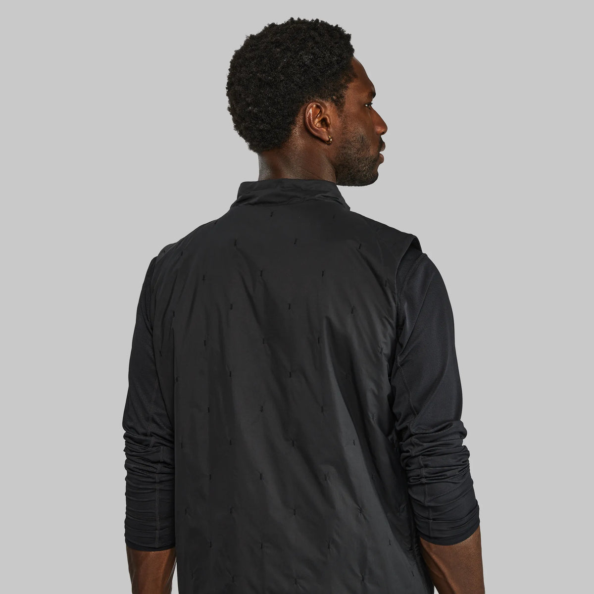 Race to Zero Puffer Vest. Black edition