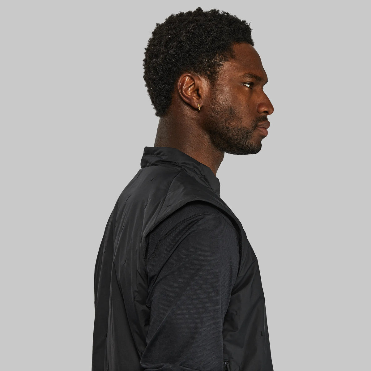 Race to Zero Puffer Vest. Black edition
