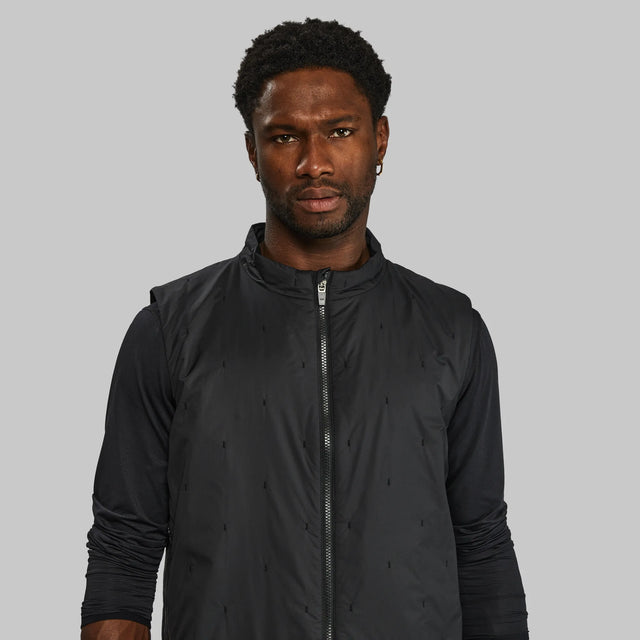 Race to Zero Puffer Vest. Black edition