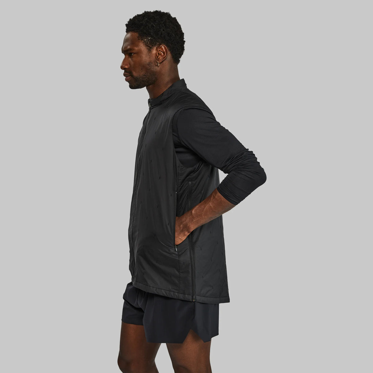 Race to Zero Puffer Vest. Black edition