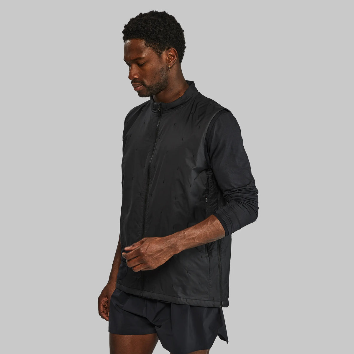 Race to Zero Puffer Vest. Black edition