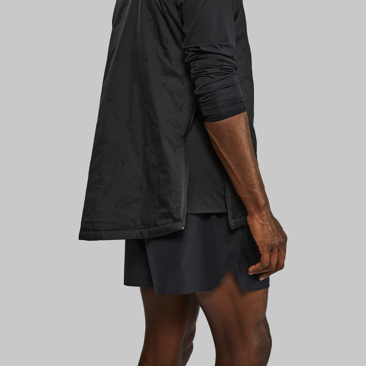 Race to Zero Puffer Vest. Black edition