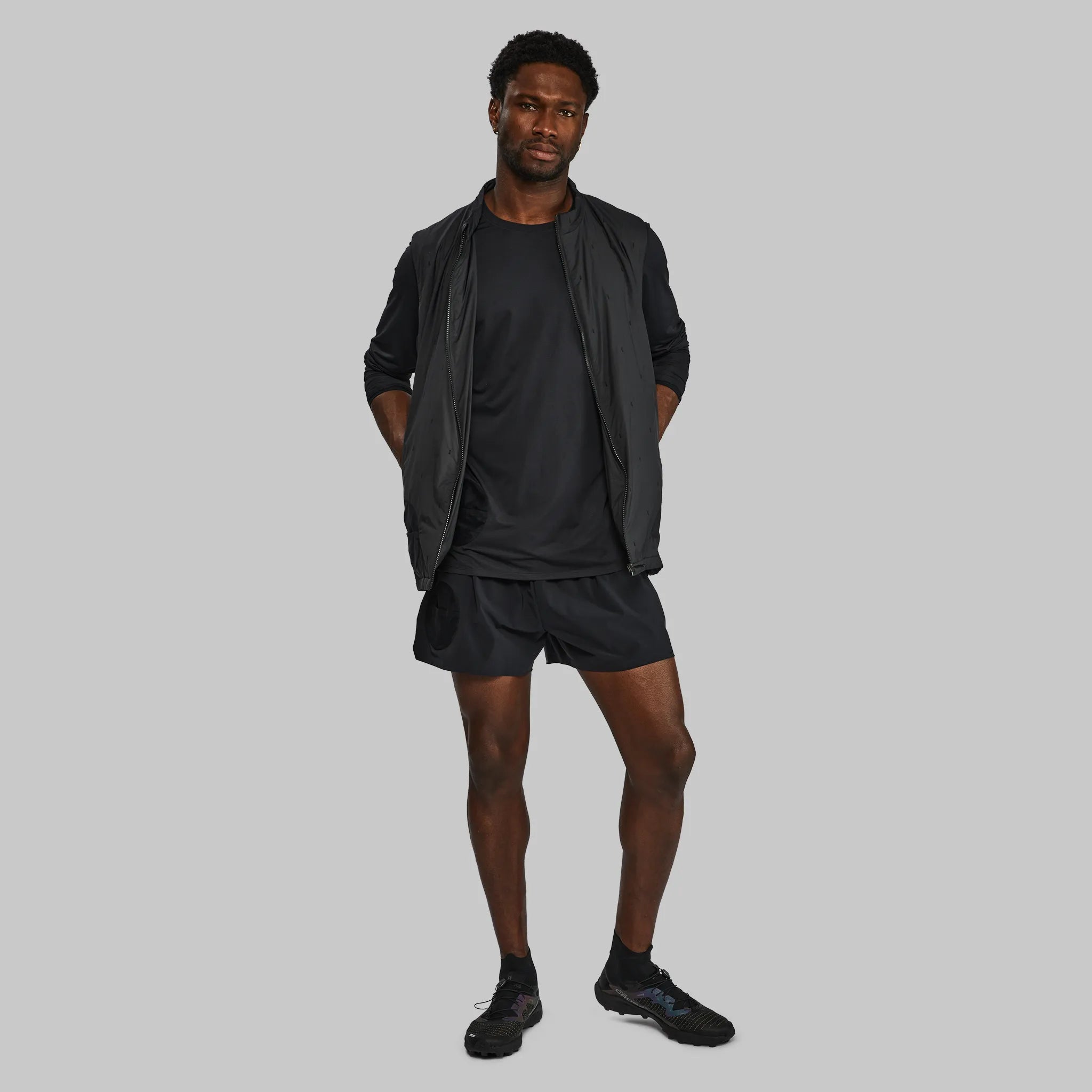 Race to Zero Puffer Vest. Black edition
