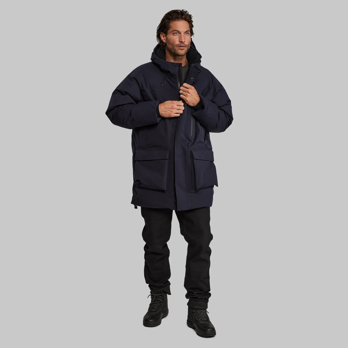 Waterfallproof Puffer. Navy edition